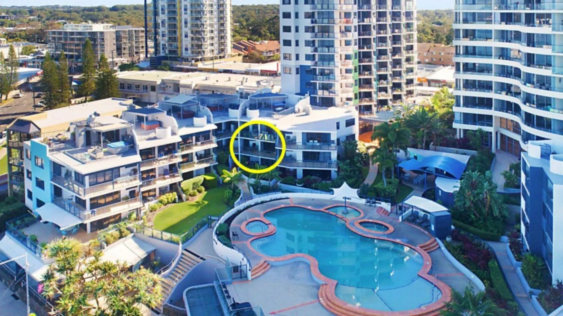 Apartmán Grand Pacific Unit 19 Caloundra Austrálie